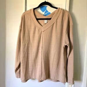 Off shoulder sweater top